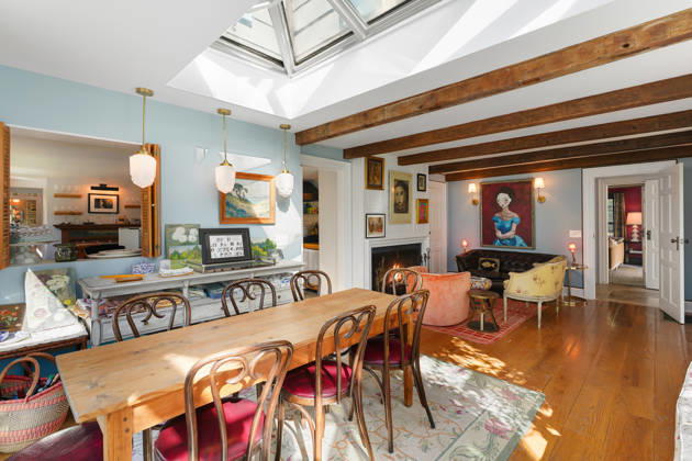 Drew Barrymore is selling her huge historic 1740s estate just TWO years after she bought it for eye-watering £3.7m Story from Jam Press (Drew Barrymore Estate) Pictured: The £3.7m estate. Drew Barrymore is selling her huge historic 1740s estate just TWO years after she bought it for eye-watering £3.7m Hollywood star Drew Barrymore is selling her huge estate just two years after she bought it. The actress and talk show host has listed her sprawling home for .99m (£3.7m). The historic six-bedroom, nine-bathroom estate in Harrison, Westchester County, New York, has nearly 12 acres of land and dates back to the 1740s. Barrymore bought it as a convenient countryside escape from New York City, where she films her talk show. But it needed a  Copyright: xJamxPress ModernxAngles