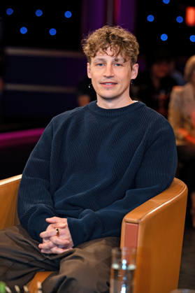 MDR Riverboat singer Tim Bendzko on the occasion of the recording of the MDR talk show Riverboat on 27 03 2026 at Mediacity Leipzig 20260327ADO0051