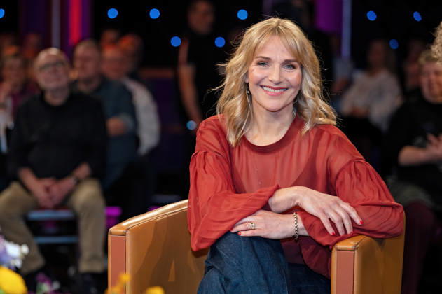 MDR Riverboat actress Tanja Wedhorn on the occasion of the recording of the MDR talk show Riverboat on 27 03 2026 at Mediacity Leipzig 20260327ADO0061