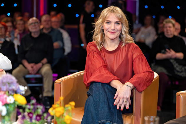 MDR Riverboat actress Tanja Wedhorn on the occasion of the recording of the MDR talk show Riverboat on 27 03 2026 at Mediacity Leipzig 20260327ADO0065