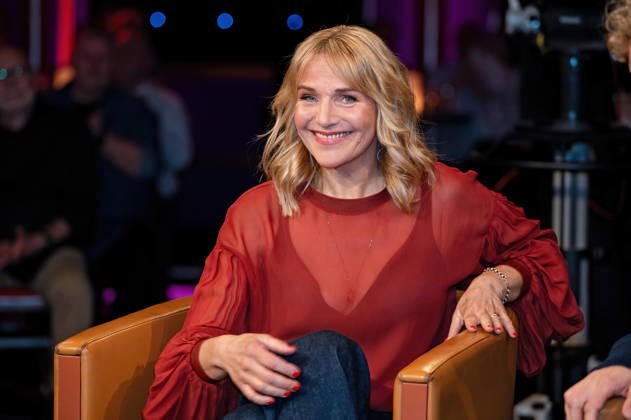 MDR Riverboat actress Tanja Wedhorn on the occasion of the recording of the MDR talk show Riverboat on 27 03 2026 at Mediacity Leipzig 20260327ADO0084