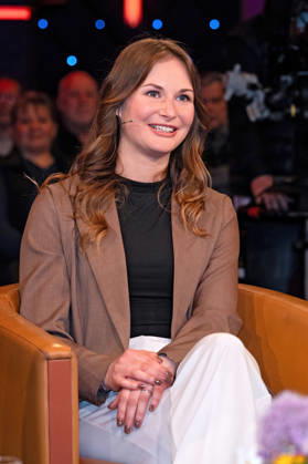 MDR Riverboat Julia Taubitz Double Olympic champion and overall World Cup winner in luge on the occasion of the recording of the MDR talk show Riverboat on 27 03 2026 in the Mediacity Leipzig 20260327ADO0089