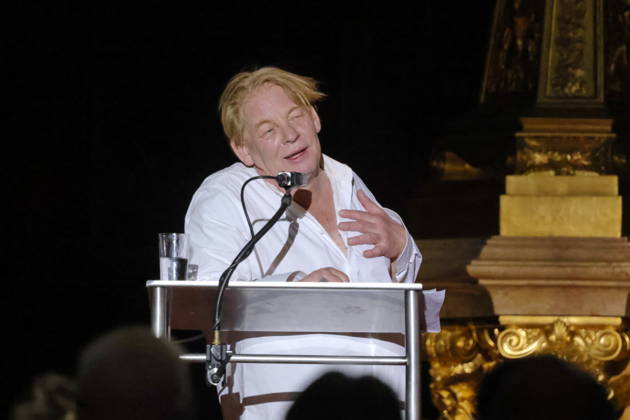 27 03 2026, Ben Becker, actor, on anniversary tour for 10 years of ÒI, JudasÓ live at Berlin Cathedral, Berlin, Berlin