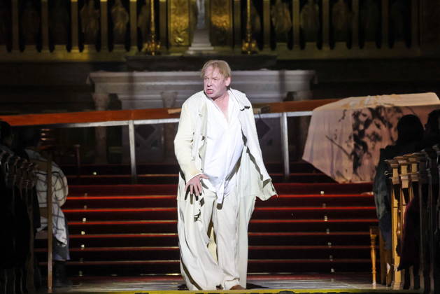 27 03 2026, Ben Becker, actor, on anniversary tour for 10 years of ÒI, JudasÓ live at Berlin Cathedral, Berlin, Berlin