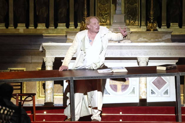 27 03 2026, Ben Becker, actor, on anniversary tour for 10 years of ÒI, JudasÓ live at Berlin Cathedral, Berlin, Berlin