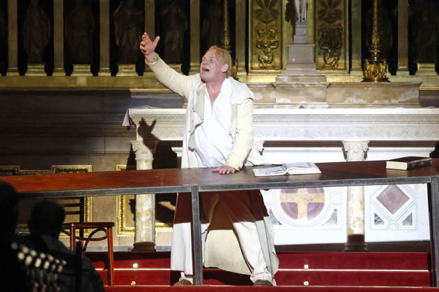 27 03 2026, Ben Becker, actor, on anniversary tour for 10 years of ÒI, JudasÓ live at Berlin Cathedral, Berlin, Berlin