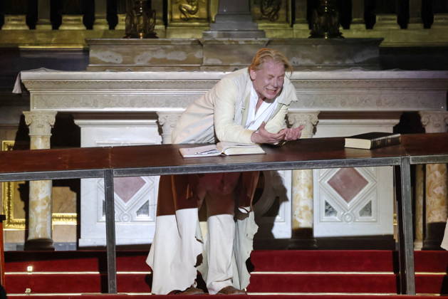 27 03 2026, Ben Becker, actor, on anniversary tour for 10 years of ÒI, JudasÓ live at Berlin Cathedral, Berlin, Berlin