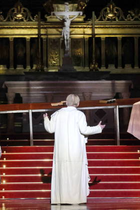 27 03 2026, Ben Becker, actor, on anniversary tour for 10 years of ÒI, JudasÓ live at Berlin Cathedral, Berlin, Berlin