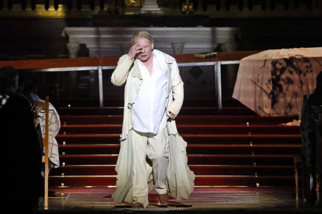 27 03 2026, Ben Becker, actor, on anniversary tour for 10 years of ÒI, JudasÓ live at Berlin Cathedral, Berlin, Berlin
