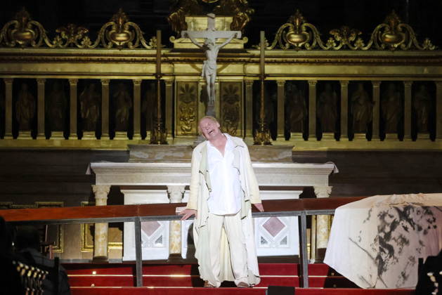 27 03 2026, Ben Becker, actor, on anniversary tour for 10 years of ÒI, JudasÓ live at Berlin Cathedral, Berlin, Berlin