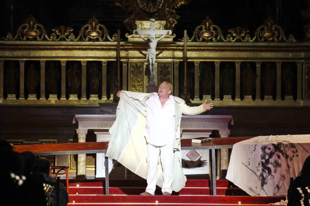 27 03 2026, Ben Becker, actor, on anniversary tour for 10 years of ÒI, JudasÓ live at Berlin Cathedral, Berlin, Berlin