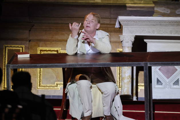 27 03 2026, Ben Becker, actor, on anniversary tour for 10 years of ÒI, JudasÓ live at Berlin Cathedral, Berlin, Berlin