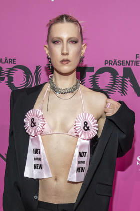 ABB POLYTON Floss, singer on the red carpet at the Polyton Music Prize Award Ceremony 2026 at Atelier GardensBerkin on Wednesday 25 03 2026 in Berlin Berlin Germany