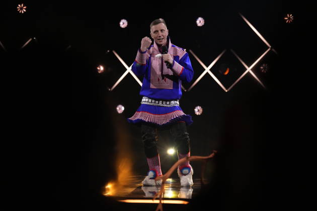 Sami Grand Prix 2016 Kautokeino 20260328 Niillas Bongo sang NaÅ¡Å¡a alddut during the final of the Sami Grand Prix SGP, in the sports hall in Kautokeino on Saturday evening Sami Grand Prix is an annual Sami song and joke competition that brings together participants from all over Sapmi, spanning Norway, Sweden and Finland  Copyright: xHeikoxJungex xNTBx