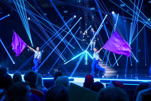 Sami Grand Prix 2016 Kautokeino 20260328 Han Helge Han Hakon with Nobody else during the final of the Sami Grand Prix SGP, in the sports hall in Kautokeino on Saturday evening The Sami Grand Prix is an honest Sami song and joke competition that brings together participants from all over Sapmi, spanning Norway, Sweden and Fin  Copyright: xHeikoxJungex xNTBx