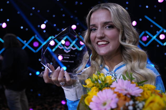 Sami Grand Prix 2016 Kautokeino 20260328 ELLINOR with Du DuÅ¡Å¡i wins the song competition during the final of the Sami Grand Prix SGP , in the sports hall in Kautokeino on Saturday evening Sami Grand Prix is an annual Sami song and joike competition that brings together participants from all over Sapmi, spanning Nor  Copyright: xHeikoxJungex xNTBx