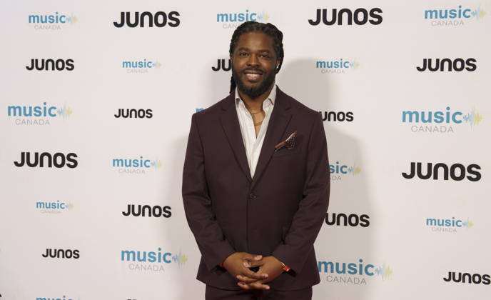 March 28, 2026, Hamilton, On, CAN: Kirk Diamond, nominated for Reggae Recording of the Year, on the red carpet at the 2026 Juno Awards Gala in Hamilton, Saturday, March 28, 2026. Hamilton CAN  - ZUMAc35_ 20260328_zaf_c35_087 Copyright: xPeterxPowerx