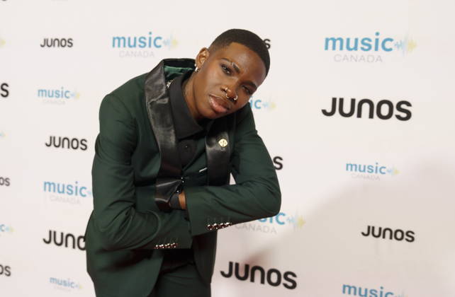 March 28, 2026, Hamilton, On, CAN: Haviah Mighty, nominated for music video of the year, on the red carpet at the 2026 Juno Awards Gala in Hamilton, Saturday, March 28, 2026. Hamilton CAN  - ZUMAc35_ 20260328_zaf_c35_093 Copyright: xPeterxPowerx