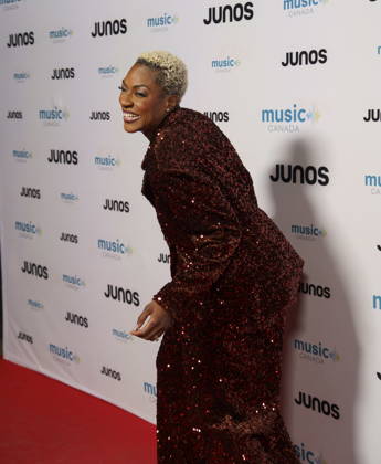 March 28, 2026, Hamilton, On, CAN: Featured artist Jully Black on the red carpet at the 2026 Juno Awards Gala in Hamilton, Saturday, March 28, 2026. Hamilton CAN  - ZUMAc35_ 20260328_zaf_c35_137 Copyright: xPeterxPowerx