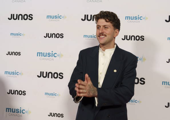 March 28, 2026, Hamilton, On, CAN: Mario Puglia, nominated for Latin Music recording of the Year, on the red carpet at the 2026 Juno Awards Gala in Hamilton, Saturday, March 28, 2026. Hamilton CAN  - ZUMAc35_ 20260328_zaf_c35_166 Copyright: xPeterxPowerx