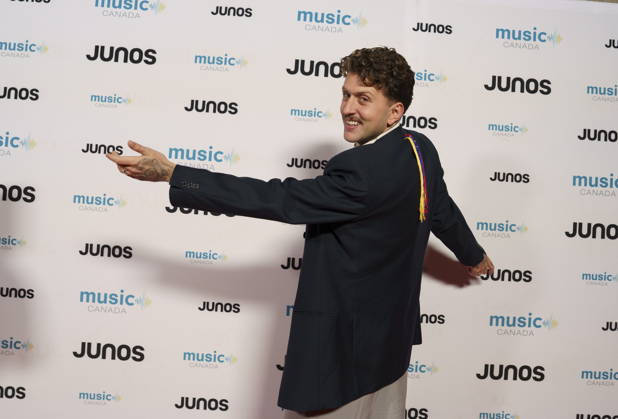 March 28, 2026, Hamilton, On, CAN: Mario Puglia, nominated for Latin Music recording of the Year, on the red carpet at the 2026 Juno Awards Gala in Hamilton, Saturday, March 28, 2026. Hamilton CAN  - ZUMAc35_ 20260328_zaf_c35_167 Copyright: xPeterxPowerx