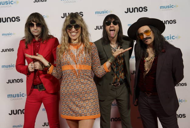 March 28, 2026, Hamilton, On, CAN: The Damn Truth, nominated for Rock Album of the Year, on the red carpet at the 2026 Juno Awards Gala in Hamilton, Saturday, March 28, 2026. Hamilton CAN  - ZUMAc35_ 20260328_zaf_c35_201 Copyright: xPeterxPowerx