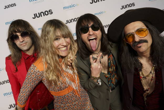March 28, 2026, Hamilton, On, CAN: The Damn Truth, nominated for Rock Album of the Year, on the red carpet at the 2026 Juno Awards Gala in Hamilton, Saturday, March 28, 2026. Hamilton CAN  - ZUMAc35_ 20260328_zaf_c35_203 Copyright: xPeterxPowerx