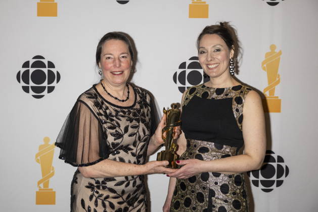 March 28, 2026, Hamilton, On, Canada: Members of the Winnipeg Jazz Orchestra poses for photos after winning Group Jazz Album of the Year during the 2026 Juno Awards Gala in Hamilton, Saturday, March 28, 2026. Hamilton Canada  - ZUMAc35_ 20260328_zaf_c35_226 Copyright: xNickxIwanyshynx