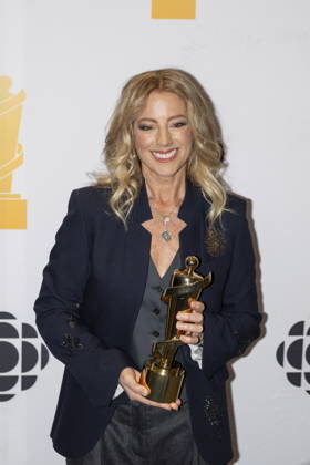 March 28, 2026, Hamilton, On, Canada: Sarah McLachlan poses for photos after winning Adult Contemporary Album of the Year during the 2026 Juno Awards Gala in Hamilton, Saturday, March 28, 2026. Hamilton Canada  - ZUMAc35_ 20260328_zaf_c35_236 Copyright: xNickxIwanyshynx