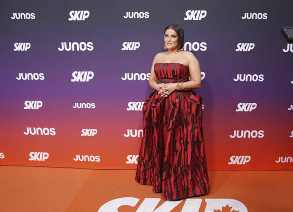 March 29, 2026, Hamilton, On, CANADA: Nelly Furtado, nominated for Pop Album of the Year, and Recipient of the Canadian Music Hall of Fame honour, poses on the orange carpet at the Junos in Hamilton, Ontario, Canada on Sunday, March 29, 2026. Hamilton CANADA - ZUMAc35_ 20260329_zaf_c35_116 Copyright: xPeterxPowerx