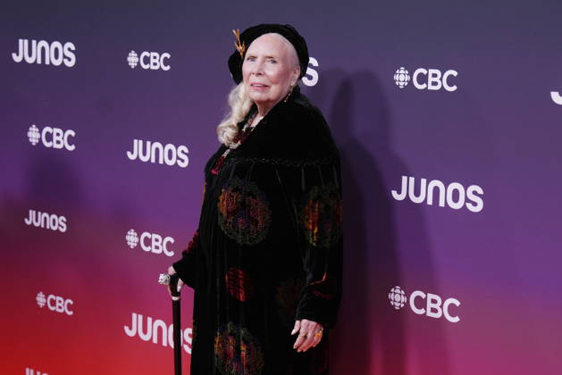 March 29, 2026, Hamilton, On, CAN: Joni Mitchell arrives at the 2026 Juno Awards in Hamilton, on Sunday, March 29, 2026. Hamilton CAN  - ZUMAc35_ 20260329_zaf_c35_128 Copyright: xChrisxYoungx