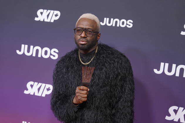 March 29, 2026, Hamilton, Ont, CANADA: Odario Williams arrives at the 2026 Juno Awards in Hamilton, on Sunday, March 29, 2026. Hamilton CANADA  - ZUMAc35_ 20260329_zaf_c35_132 Copyright: xPeterxPowerx
