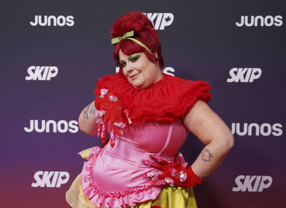 March 29, 2026, Hamilton, Ont, CANADA: Begonia arrives at the 2026 Juno Awards in Hamilton, on Sunday March 29, 2026. Hamilton CANADA  - ZUMAc35_ 20260329_zaf_c35_161 Copyright: xPeterxPowerx