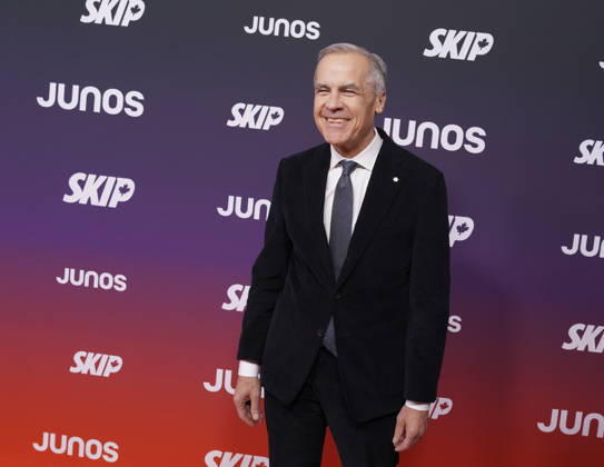 March 29, 2026, Hamilton, Ont, CANADA: Prime Minister Mark Carney arrives at the 2026 Juno Awards in Hamilton, on Sunday, March 29, 2026. Hamilton CANADA  - ZUMAc35_ 20260329_zaf_c35_167 Copyright: xPeterxPowerx