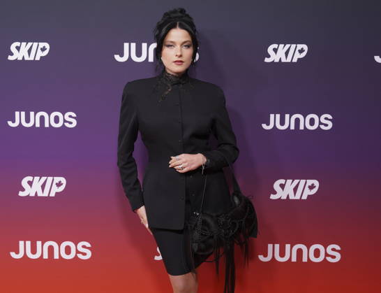 March 29, 2026, Hamilton, Ont, CANADA: Anna Sofia arrives at the 2026 Juno Awards in Hamilton, on Sunday March 29, 2026. Hamilton CANADA  - ZUMAc35_ 20260329_zaf_c35_170 Copyright: xPeterxPowerx