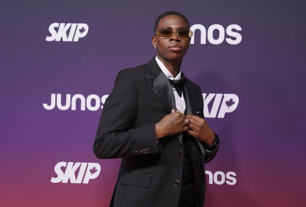 March 29, 2026, Hamilton, Ont, CANADA: Omega Mighty arrives at the 2026 Juno Awards in Hamilton, on Sunday March 29, 2026. Hamilton CANADA  - ZUMAc35_ 20260329_zaf_c35_177 Copyright: xPeterxPowerx