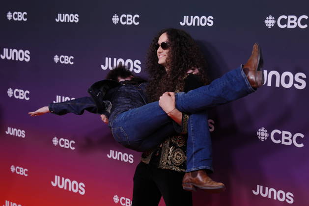 March 29, 2026, Hamilton, On, CANADA: Crown Lands arrive at the 2026 Juno Awards in Hamilton, on Sunday, March 29, 2026. Hamilton CANADA  - ZUMAc35_ 20260329_zaf_c35_198 Copyright: xChrisxYoungx