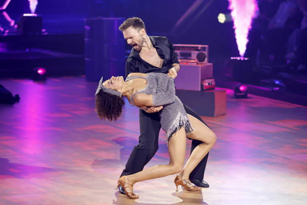 Singer Nadja Benaissa No Angels and professional dancer Vadim Garbuzov at the fourth dance show of the 19th season of the RTL dance show Lets Dance at the Coloneum Cologne, 29 03 2026 NRW Germany Copyright: xChristophxHardtx