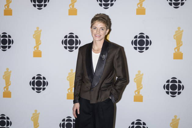 March 29, 2026, Hamilton, On, Canada: Mae Martin poses for photos during the 2026 Juno Awards in Hamilton, on Sunday March 29, 2026. Hamilton Canada  - ZUMAc35_ 20260329_zaf_c35_273 Copyright: xNickxIwanyshynx