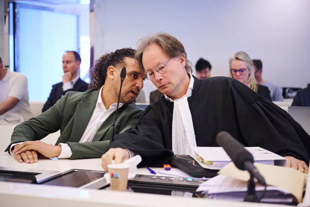 Rapper Ali B Pleads for Acquittal in Amsterdam Appeal Court AMSTERDAM 24-03-26. The third day of the substantive trial of the appeal in the criminal case against rapper Ali B. Two additional witnesses are now being heard behind closed doors in the case. Rapper Ali B at the Court of Appeal in Amsterdam. Ali B hopes for an acquittal on appeal after previously being sentenced to two years in prison by the Haarlem District Court. Rapper Ali B was convicted of rape at a writers camp but was acquitted of two sexual assaults. The Court of Appeal is now reviewing the case. Ali B is being assisted by lawyer Bart Swier. NICO GARSTMAN CONTENT CURATION AMSTERDAM NETHERLANDS  Copyright: xNICOxGARSTMANx xCONTENTxCURATIONx NICOxGARSTMANx xCONTENTxCURATIONx