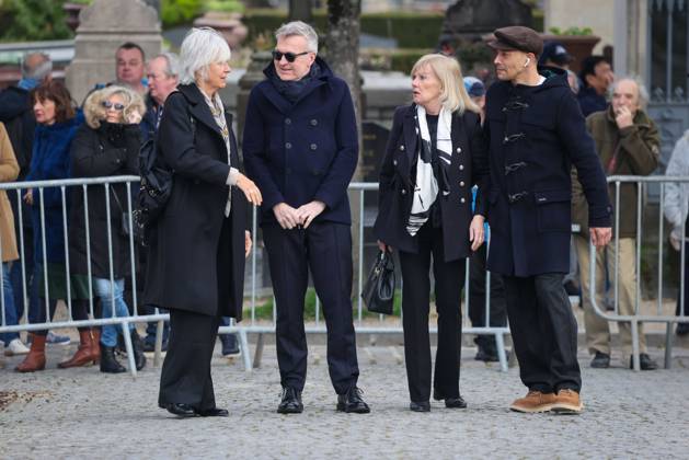 Paris, France le 30 mars 2026 - Funerailles de l actrice et realisatrice francaise Isabelle Mergault au cimetiere Pere-Lachaise - Funeral of French actress and director Isabelle Mergault at the Pere-Lachaise cemetery Ici Laurent Ruquier, Steevy Boulay Copyright: xSebastienxTOUBONx
