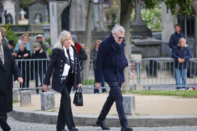 Paris, France le 30 mars 2026 - Funerailles de l actrice et realisatrice francaise Isabelle Mergault au cimetiere Pere-Lachaise - Funeral of French actress and director Isabelle Mergault at the Pere-Lachaise cemetery Ici Laurent Ruquier Copyright: xSebastienxTOUBONx