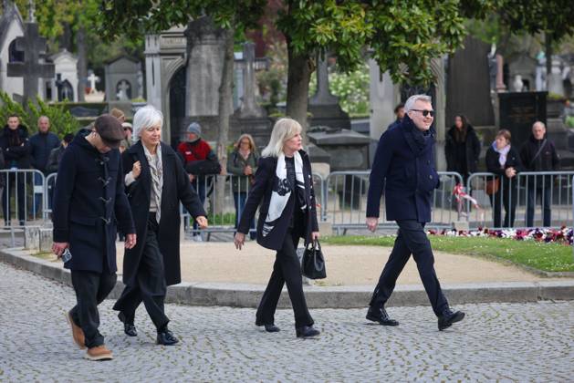 Paris, France le 30 mars 2026 - Funerailles de l actrice et realisatrice francaise Isabelle Mergault au cimetiere Pere-Lachaise - Funeral of French actress and director Isabelle Mergault at the Pere-Lachaise cemetery Ici Laurent Ruquier Copyright: xSebastienxTOUBONx