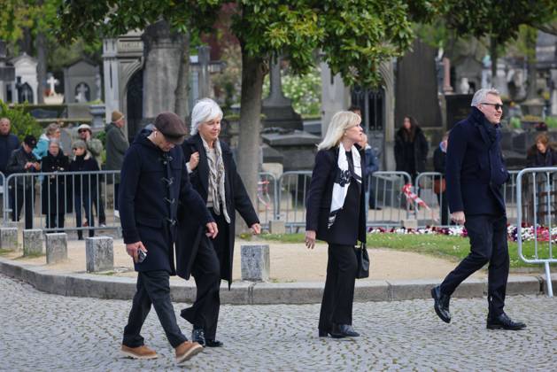 Paris, France le 30 mars 2026 - Funerailles de l actrice et realisatrice francaise Isabelle Mergault au cimetiere Pere-Lachaise - Funeral of French actress and director Isabelle Mergault at the Pere-Lachaise cemetery Ici Laurent Ruquier Copyright: xSebastienxTOUBONx
