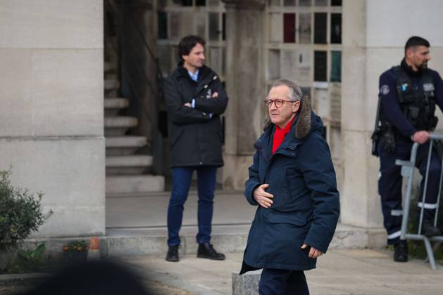 Paris, France le 30 mars 2026 - Funerailles de l actrice et realisatrice francaise Isabelle Mergault au cimetiere Pere-Lachaise - Funeral of French actress and director Isabelle Mergault at the Pere-Lachaise cemetery Ici Christophe Barbier  Copyright: xSebastienxTOUBONx