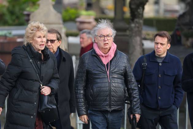 Paris, France le 30 mars 2026 - Funerailles de l actrice et realisatrice francaise Isabelle Mergault au cimetiere Pere-Lachaise - Funeral of French actress and director Isabelle Mergault at the Pere-Lachaise cemetery Ici Dominique Besnehard  Copyright: xSebastienxTOUBONx
