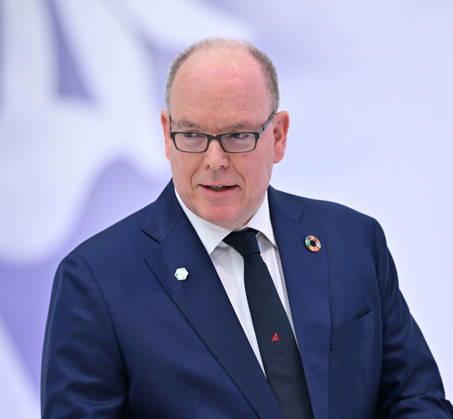 ChangeNOW 2026 meetings in Paris PARIS, FRANCE - MARCH 30: Albert II, Prince of Monaco, speaks during the ‘ChangeNow 26’ at the Grand Palais in Paris, France on March 30, 2026. Mustafa Yalcin Anadolu Paris France. Editorial use only. Please get in touch for any other usage.  Copyright: x2026xAnadoluxMustafaxYalcinx