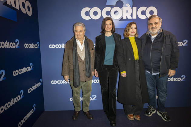 Cocorico 2 Premiere - Paris Christian Clavier, Marianne Denicourt, Chloe Coulloud and Didier Bourdon during the premiere of COCORICO 2 in Paris on March 31, 2026. Photo by Eliot Blondet ABACAPRESS.COM Paris France France  Copyright: xBlondetxEliot ABACAx