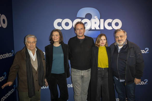 Cocorico 2 Premiere - Paris Christian Clavier, Marianne Denicourt, Julien Herve, Chloe Coulloud and Didier Bourdon during the premiere of COCORICO 2 in Paris on March 31, 2026. Photo by Eliot Blondet ABACAPRESS.COM Paris France France  Copyright: xBlondetxEliot ABACAx