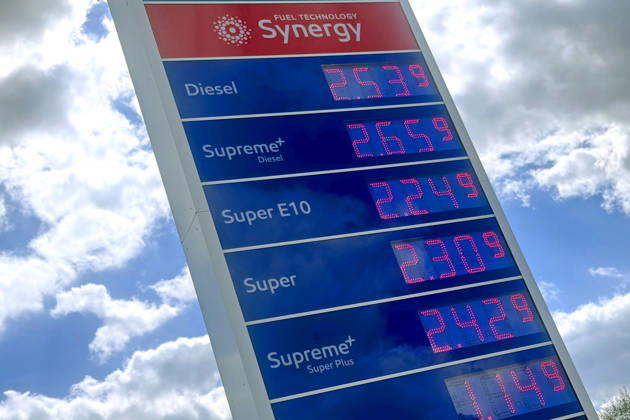 After new refueling rule DIESEL fuel reaches historic high on 03 04 2026 at this gas station in Munich Fuel prices exceed historic highs No end in sight new highs in refueling every day Exploding fuel prices due to Iran war continue Gasoline prices at a gas station in Munich